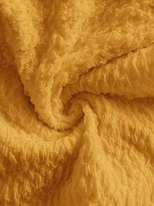 Soleia 时尚性感扭结下摆开衩露背吊带上衣 - 芥末黃 - 查看 5