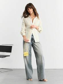 SHECARRY Bolso de mano con asa superior mini - Amarillo - Ver 10