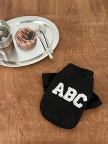 1PC ABC Letter Pet T-Shirt & Hoodie, Casual Fashion Pet Clothes For Small/Medium Dogs And Cats - Multicolor - View 10