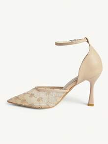 CUCCOO CHICEST Women Heeled Sandals - Apricot - View 4
