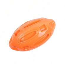 PETSIN 1PC Pet Toys - Bite-Resistant TPR Sound-Producing Rugby Ball For Dogs To Chew And Clean Teeth. Puppy Toy Ball. - Multicolor - View 9