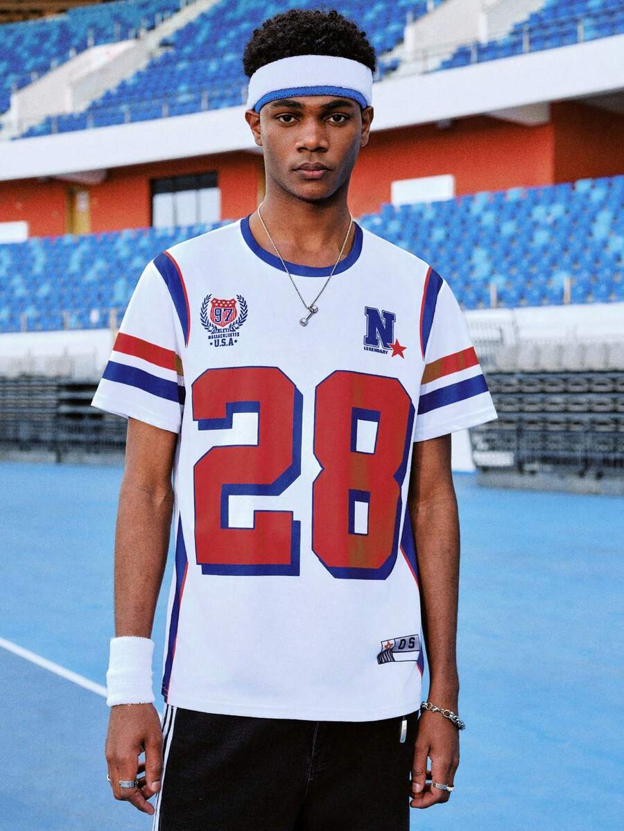 EVRINFINITE Men's 3D Digital Print T-Shirt, Design No.28, Casual Round Neck Short Sleeve T-Shirt - Multicolor - View 1