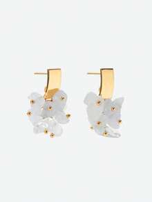 Opalesca Bông tai đá nhỏ xinh mạ vàng 18K, đính đá theo yêu cầu, Phụ kiện cưới/cô dâu, Phong cách cổ tích/tiên nữ, Ngọc trai, Dành cho mẹ/phụ nữ/bé gái/người mẹ, Thanh lịch, Cao cấp, Sang trọng, Đính pha lê, Phụ kiện cưới/cô dâu, Phong cách cổ tích/tiên nữ, Ngọc trai, Dành cho mẹ/phụ nữ/bé gái/người mẹ, Thanh lịch, Cao cấp, Hoa, Pha lê, Vàng, Lễ Phục sinh, Du lịch/Bãi biển/Kỳ nghỉ, Phong cách Boho - Vàng - Xem 6