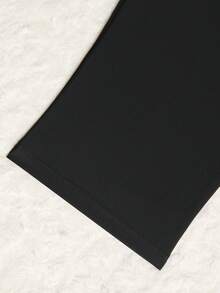 Swim Shayni Váy nữ mùa hè mới, xẻ tà bên hông, xếp ly vòng, màu đen, kiểu dáng thường ngày, thích hợp cho kỳ nghỉ. - màu đen - Xem 8