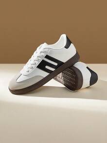 CUCCOO EASI Women's Fashionable Versatile Casual Flat Shoes - White ash 8 - View 9