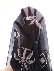 Travachic 女士度假沙滩椰树几何印花上衣短裤泳衣罩衫套装 - 彩色 - 查看 9