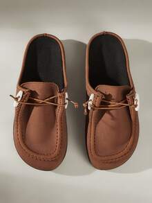 Solecia 女士系带休闲拖鞋 - 棕色 - 查看 2