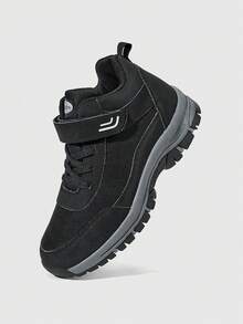 OUTDOORSY Women's Outdoor Casual Lace-Up Boots, Comfortable Non-Slip Fashion Versatile - Light black - View 2
