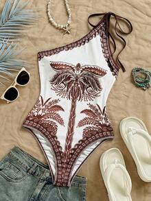 Soleia Trang phục thường ngày dành cho nữ, thích hợp cho kỳ nghỉ, đám cưới, lễ tốt nghiệp, tiệc brunch ngày lễ Thánh Patrick, kỳ nghỉ xuân, lễ Phục sinh, lễ hội âm nhạc. Áo liền thân kiểu bohemian thanh lịch, hở lưng, cổ yếm, có nơ. - màu nâu - Xem 4