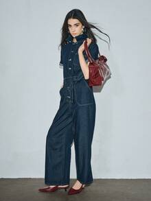 4厘米酒红色高跟鞋，派对礼服鞋，套穿式尖头细高跟鞋，优雅，猫跟鞋 - 紅色 - 查看 7