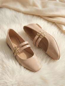 Balerina de charol - Beis - Ver 1