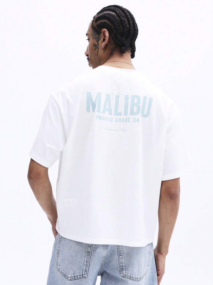 Crew Neck Short Sleeve Printed Tee With Graphic