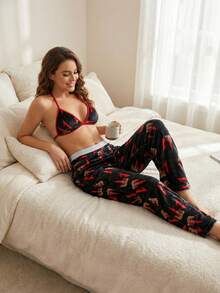 Pijama para novios de CT en 5 piezas - Multicolor - Ver 2