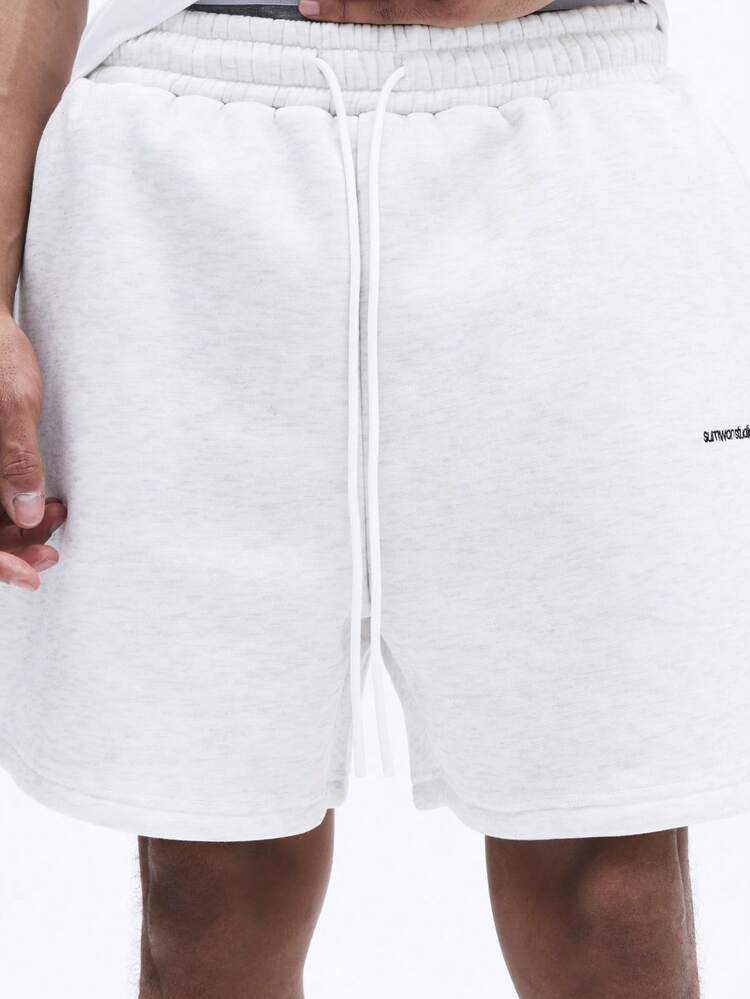 Regular Fit Graphic Shorts With Drawstring