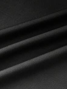 Driftmere Black To Gray Gradient Top, Minimalist Personalized 4 Stripes Print Men's Breathable Short Sleeve Casual T-Shirt - Black - View 5