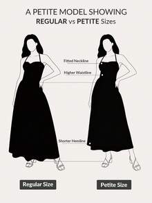 SHEIN MOD Petite Đầm nữ kiểu dáng thanh lịch, thường ngày, họa tiết in toàn thân, viền bèo nhún, thích hợp cho mùa hè. - Hồng - Xem 5