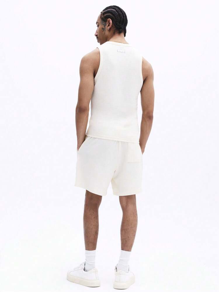 Ribbed Tank With Matching Shorts Set