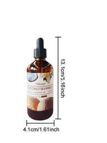 1瓶100毫升椰子香草精油 - 纯正香氛，不含酒精的保湿霜，持久留香，适合敏感肌肤，可用于DIY护肤、按摩、蜡烛制作、肥皂制作、身体和面部护理油。 - 多樣化香型 - 查看 4