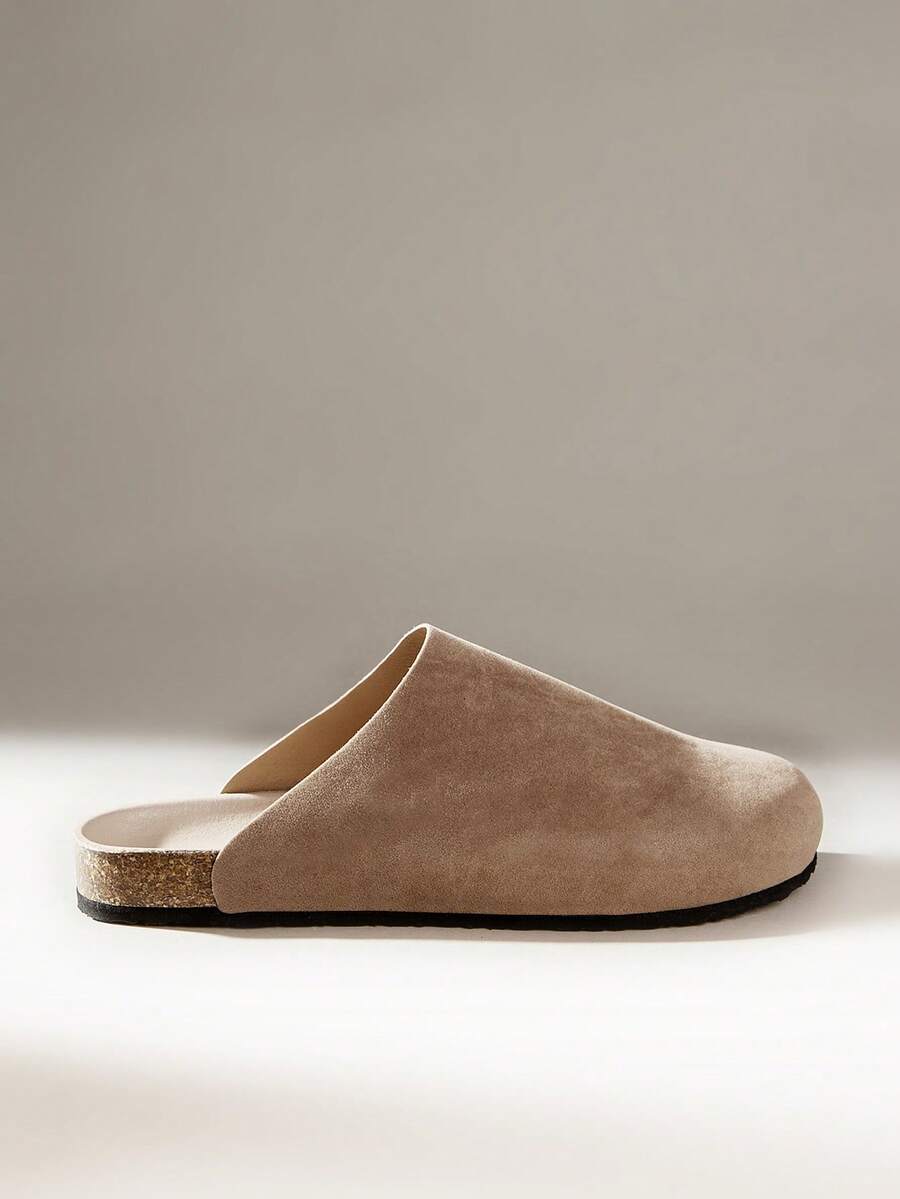 Solecia Women's Studded Square Toe Heeled Mules Slip On Dress Sandals - Rust Brown - View 1