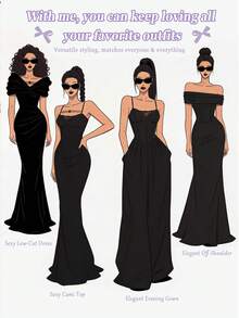 DesireSculpt 1pc Women's Underwire Lace Front Closure Supportive Bra - Black - View 6