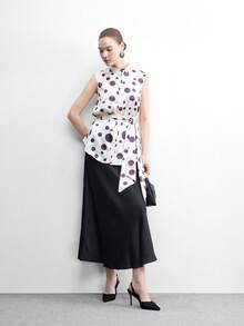 CUCCOO BIZCHIC Black Pointed Toe Mesh Lace-Up High Heel Shoes For Women - Black - View 6