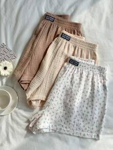 Comfortcana Bộ đồ thể thao nữ mùa hè xuân 2026 mới, chất liệu 100% cotton, màu kaki, nâu, quần short họa tiết hoa, thích hợp cho kỳ nghỉ, lễ Phục sinh, ngày Thánh Patrick, tiệc tùng, đám cưới, lễ tốt nghiệp, trang trọng, đi chơi, nghỉ mát, thường ngày, sang trọng, trang trọng, ngày Valentine, lễ hội, bãi biển, kỳ nghỉ, thư giãn tại nhà, đường phố, trường đại học. - Nhiều màu - Xem 3