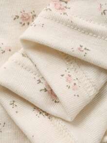 Livesso Bộ đồ ngủ 2 món cho nữ, gồm áo dài tay cổ chữ V ôm sát họa tiết hoa và quần dài, trang phục nhiều lớp cho mùa xuân. - trắng - Xem 9