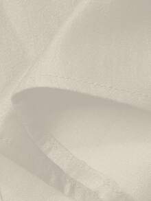 DAZY Women's Elegant Solid Color V-Neck Belted Shirt And A-Line Skirt 2-Piece Set, Spring/Summer - Beige - View 7