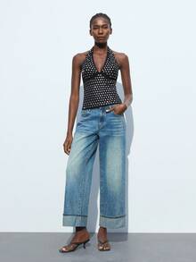 Maija Áo khoác gile nữ màu đen cổ yếm, kiểu dáng hiện đại thành thị, phù hợp cho tiệc tùng và mặc thường ngày. - màu đen - Xem 5