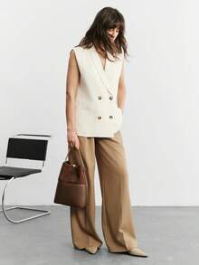 SHECARRY 女士手提包棕色水桶包 - 棕色 - 查看 10