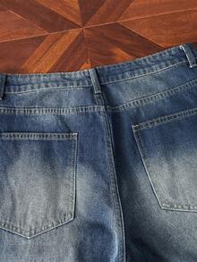 StoneGrade Vaqueros holgados con lavado casual y ajuste suelto para hombre - Azul - Ver 5