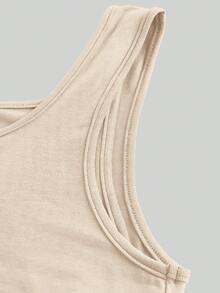 Modmama Áo tank top cho bà bầu, màu trơn, kiểu dáng thường ngày, dùng cho việc cho con bú. - Nhiều màu - Xem 5