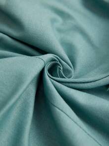 女士纯色口袋休闲连体裤，适合度假和日常穿着 - 綠色 - 查看 10