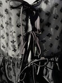 DAZY Teen Girl Plain Embossed Casual Fashion Camisole - Black - View 8