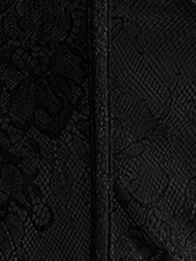 Allurite Women's Black Lace Patchwork Corset Tube Top With Bra,Elegant Summer Night Club Strapless Versatile Tops - Black - View 7