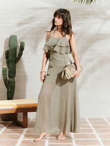 SHECARRY 女士手拿包，毛绒，时尚，优雅，简约，个性化，百搭，经典，适合约会、日常、购物、下午茶、鸡尾酒会、派对、舞会、俱乐部、生日、晚宴、约会之夜、宴会等场合 - 杏色 - 查看 8