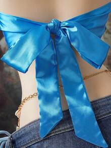 EgrlEra Women's Fashionable Vacation-Style Printed Chiffon Blouse - Multicolor - View 6