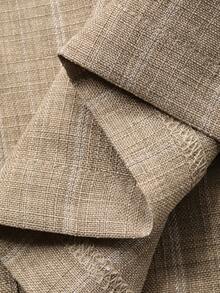 DAZY Quần tây nữ kẻ sọc kiểu dáng thường ngày, thích hợp cho mùa hè. - Màu Khaki - Xem 7