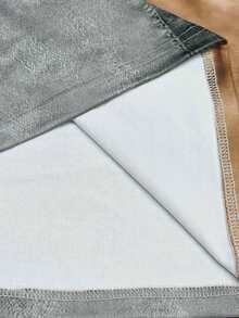 SHEIN Áo thun nam ôm dáng, thêu chữ, phối màu, cổ tròn, tay ngắn - Nhiều màu - Xem 4