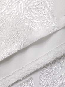 DAZY Women's Elegant Floral Off-Shoulder Ruffle Hem Mid-Length Dress, Summer - Beige - View 7