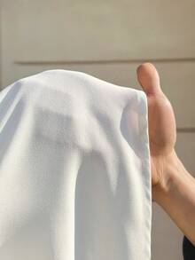 MaterniWear 孕妇夏季度假撞色滚边连衣裙 - 白色 - 查看 6