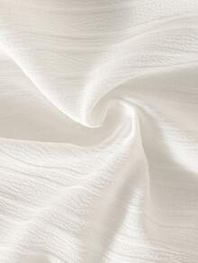 SHEIN 新生男宝宝夏季可爱清新纯色立领前袋白色竖条纹短袖上衣+绿色底白色竖条纹短裤套装 - 綠色 - 查看 6