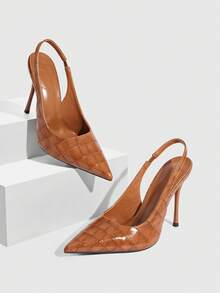 CUCCOO SZL Zapatos de tacón para mujer - Marrón piedra - Ver 3