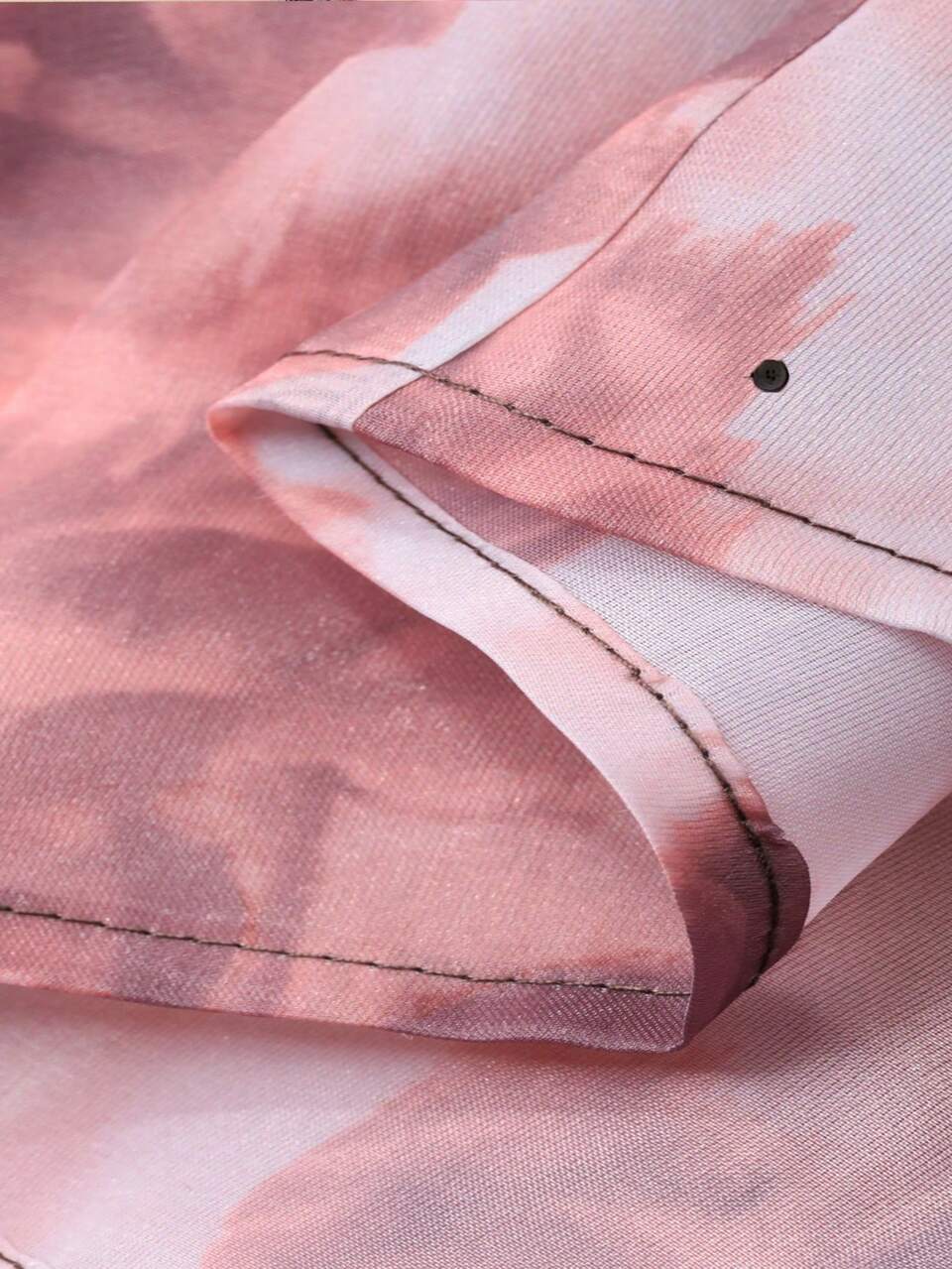 Women's Elegant Commuter Floral Print Double-Breasted Shirt