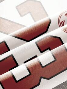 Manfinity Joysei 男女通用休闲运动款 23 号洛杉矶篮球队球衣，黑白撞色 23 号篮球球衣 - 彩色 - 查看 4