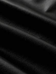 Ellevyn Women's PU Leather Casual Versatile Date Night Mini Skirt,Summer - Black - View 5