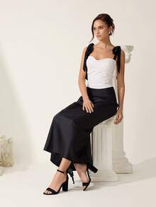 CUCCOO CHICEST 女士时尚白色透明PVC水晶高跟穆勒凉鞋，方头中跟凉鞋，适合通勤、约会、派对、度假、婚礼等场合。 - 黑色8 - 查看 3