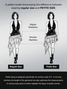 ROMWE PETITE Star & Moon Black Sleeveless Crop Top And Ruffle Hem Skirt 2-Piece Set For Women - Black - View 9