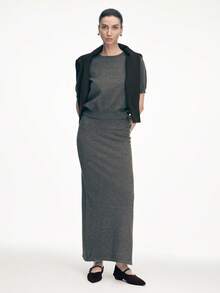 女士尖头搭扣设计休闲时尚粗跟乐福鞋 - 巧克力棕 - 查看 8