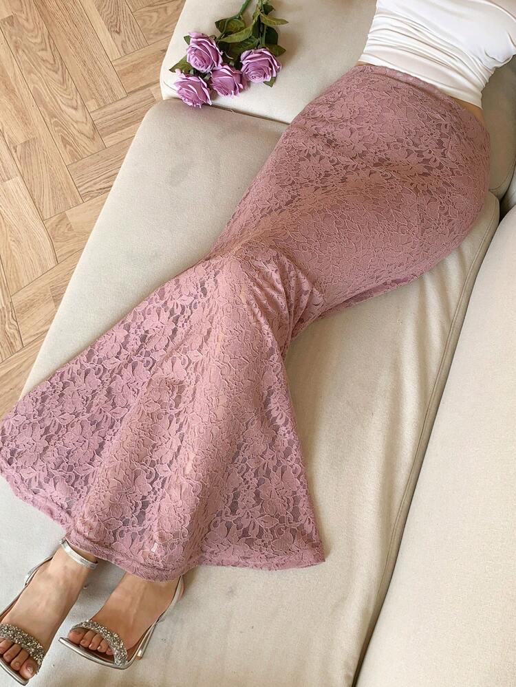Elegant Lace Mermaid Skirt For Women, Spring/Summer